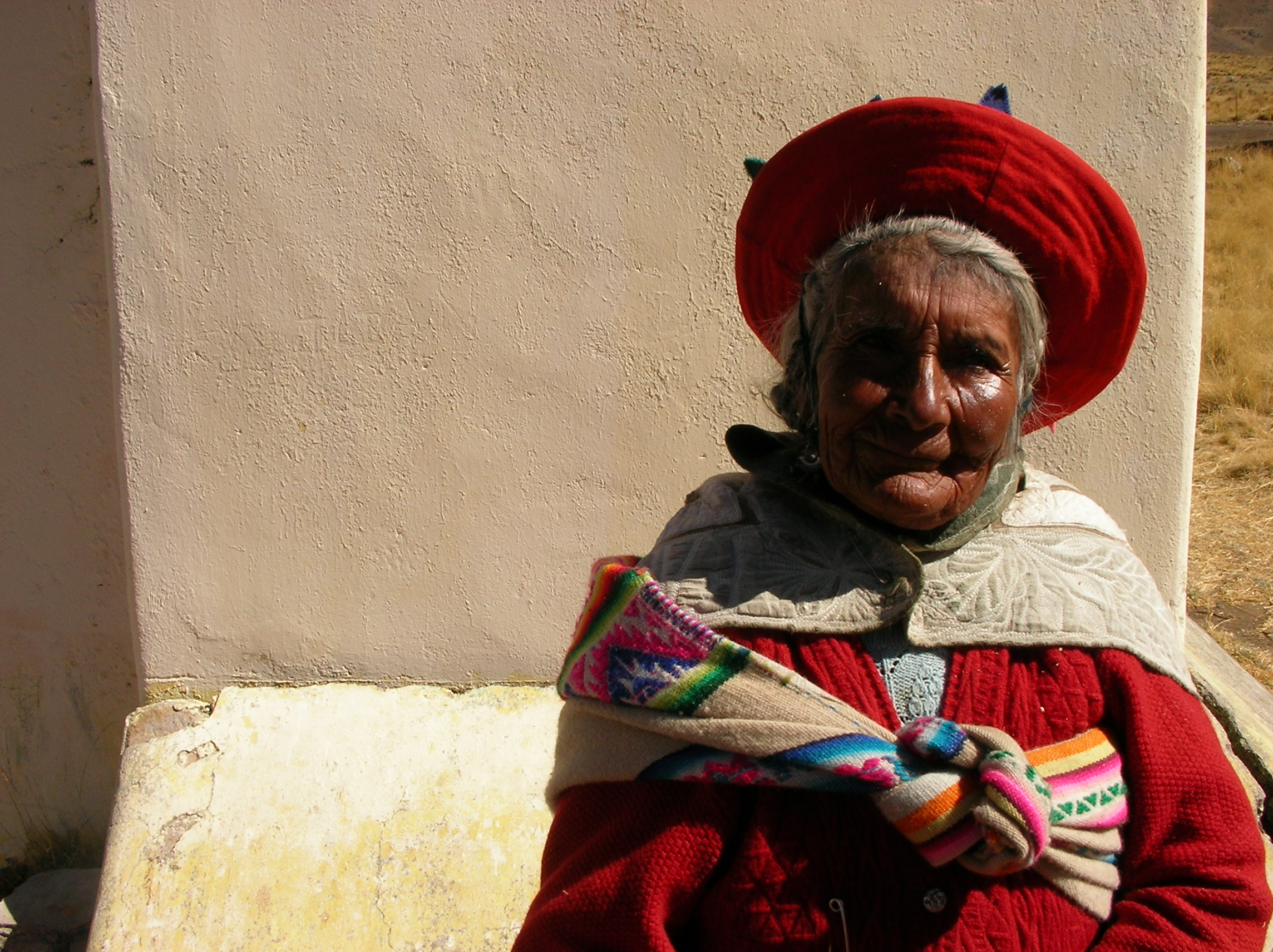 ペルーのおばあちゃんは渋い！！